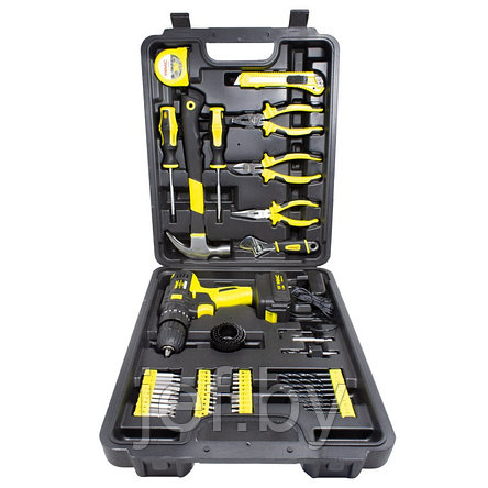 Набор с аккумуляторным шуруповертом 57 предметов WMC TOOLS WMC-1057, фото 2