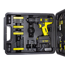 Набор с аккумуляторным шуруповертом 57 предметов WMC TOOLS WMC-1057, фото 3