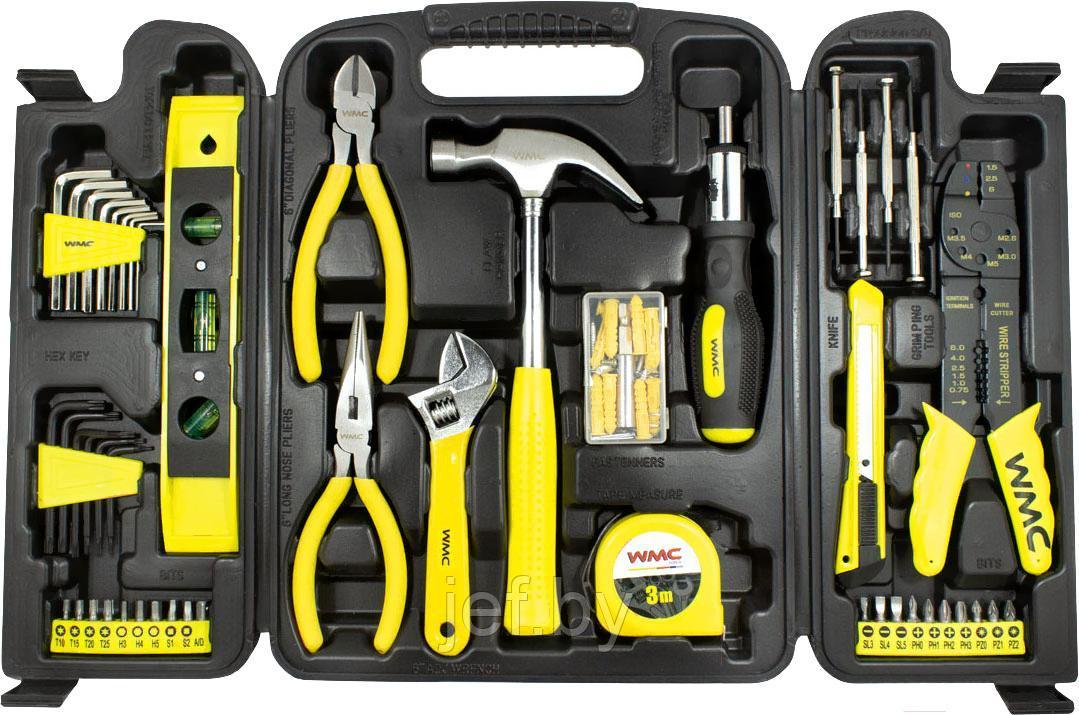 Набор инструментов 130 предметов в складном кейсе WMC TOOLS WMC-10130