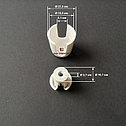 Универсальный держатель для провода, изолятор Пластик / Коричневый OTM, фото 7