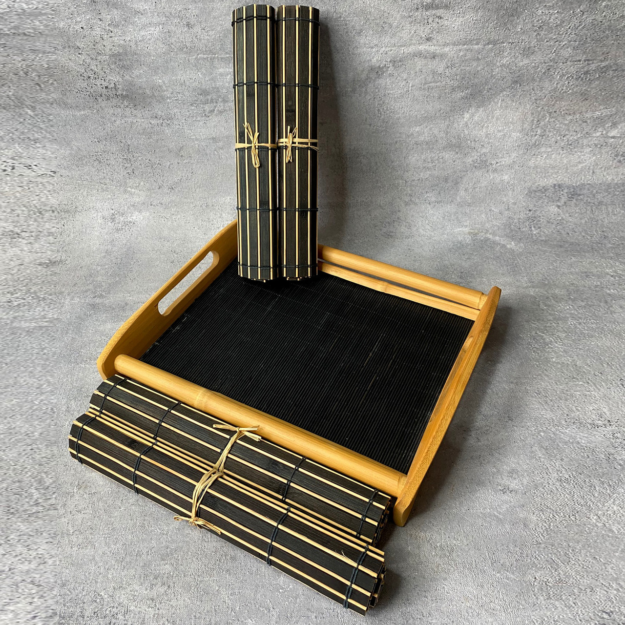 Поднос с бамбуковыми салфетками, подарочный набор - фото 6 - id-p191252256