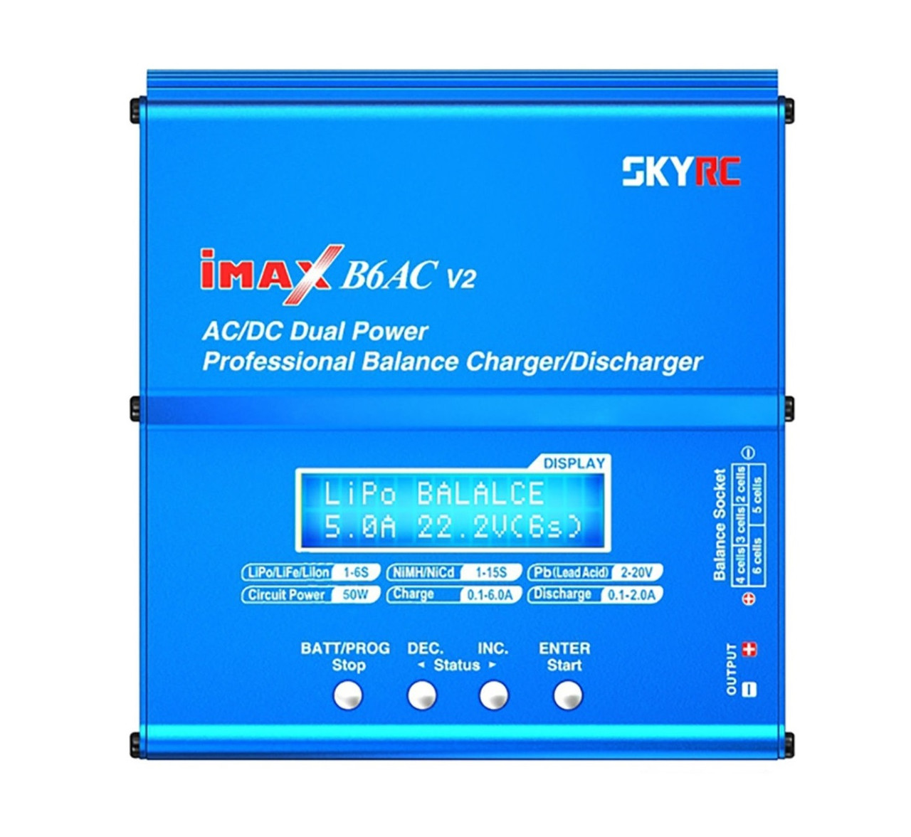 Универсальное зарядное устройство SkyRC iMAX B6AC v2 Professional Balance Charger/Discharger