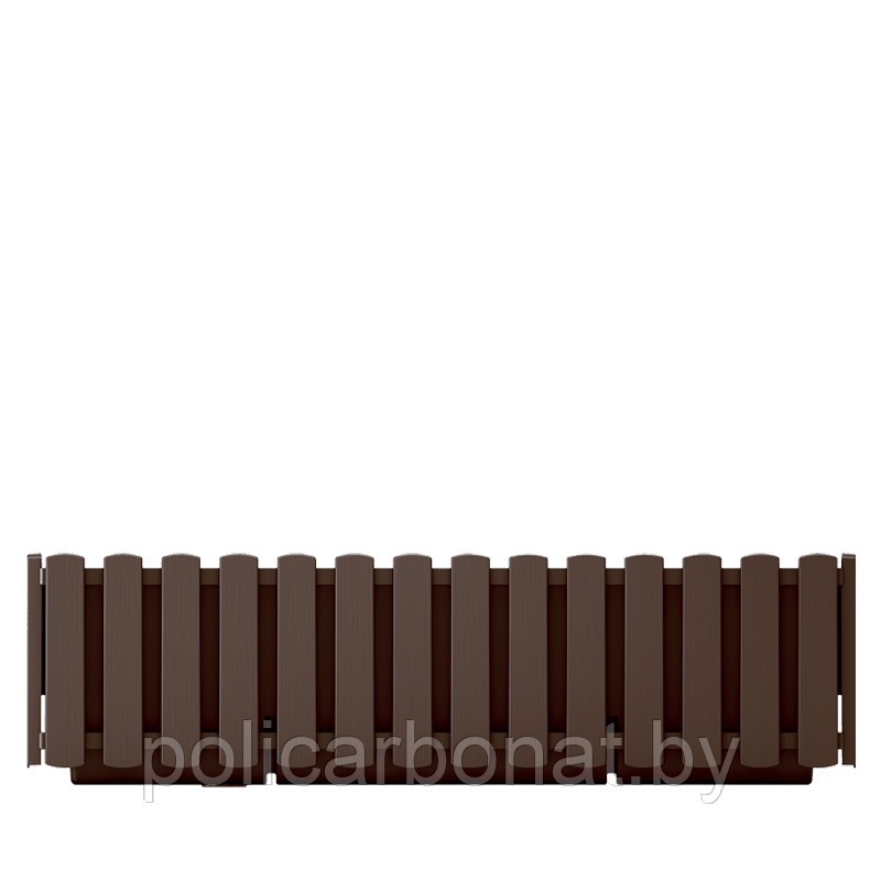 Горшок цветочный балконный Boardee Fencycase 600, коричневый