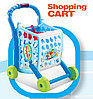 Детская тележка Супермаркета арт. 008-903А (48,5х41,5х33,5) синяя, фото 2