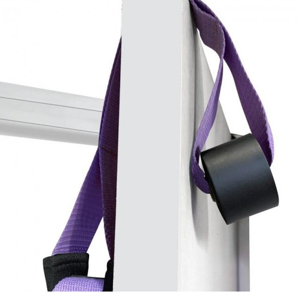 Подвесной гамак (лента) для йоги/фитнеса с креплением в дверной проем - фото 10 - id-p191286816