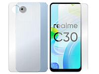 Гидрогелевая пленка LuxCase для Realme C30 Transparent 0.14mm Front&Back 92689