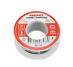 Припой с канифолью REXANT, 100 г, Ø2.0 мм, (Sn60, Pb40, Flux 2.2 %) 09-3223