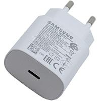 Зарядное устройство Samsung EP-TA800, EP-TA800NWEGRU, EP-TA800N Белое USB-C 25W 5V-3A / 9V-2.77A для