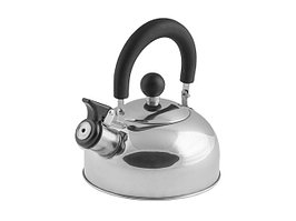 Чайник со свистком, нержавеющая сталь, 1.2 л, серия Holiday, серебристый металлик, PERFECTO LINEA (диаметр