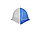 Зимняя палатка зонт для рыбалки "Пингвин Зонт 1 четырехлучевая" Люкс (1-сл.) бело-синий, арт 1пс, фото 2