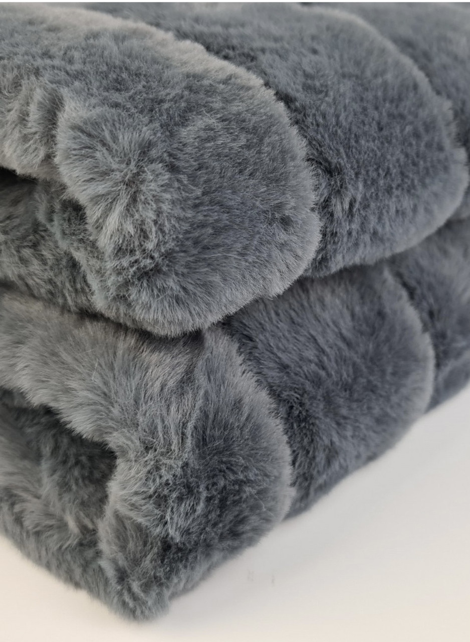 Плед-покрывало "Кролик" размер 200/220, серый - фото 2 - id-p191300520