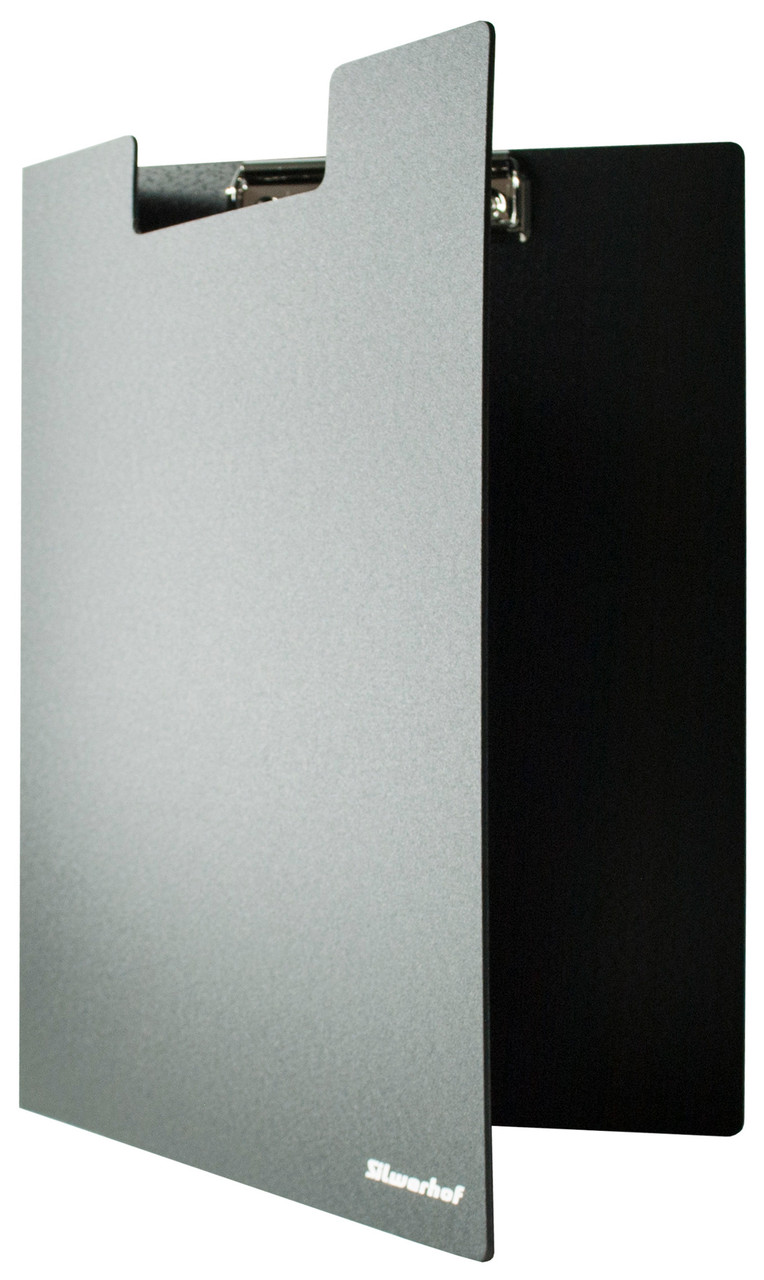 Папка клип-борд Silwerhof 957022 A4 полипропилен вспененный 1.8мм черный с крышкой - фото 1 - id-p191299943