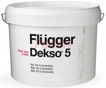 Краска интерьерная акриловая Flugger Dekso 5