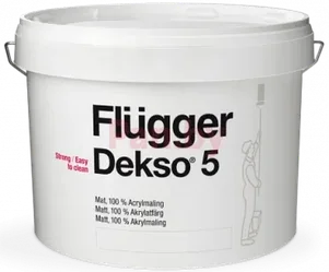 Краска интерьерная акриловая Flugger Dekso 5