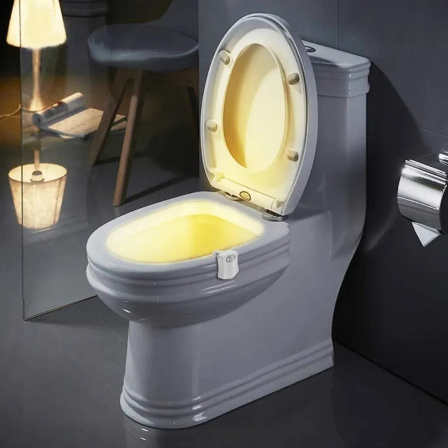 Цветная LED подсветка для унитаза (туалета) с датчиком движения - фото 3 - id-p191301601