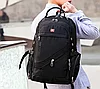Большой рюкзак SwissGear 8810 с Usb и Aux + Дождевик. Копия+ПОДАРОК, фото 4