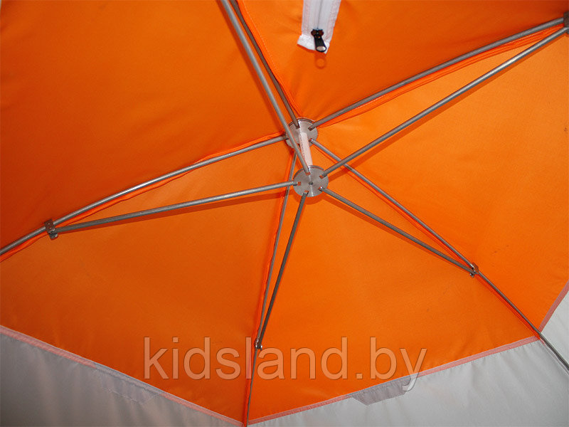 Зимняя палатка Зонт "Mr. Fisher 2" Люкс бело-оранжевый - фото 2 - id-p191307432