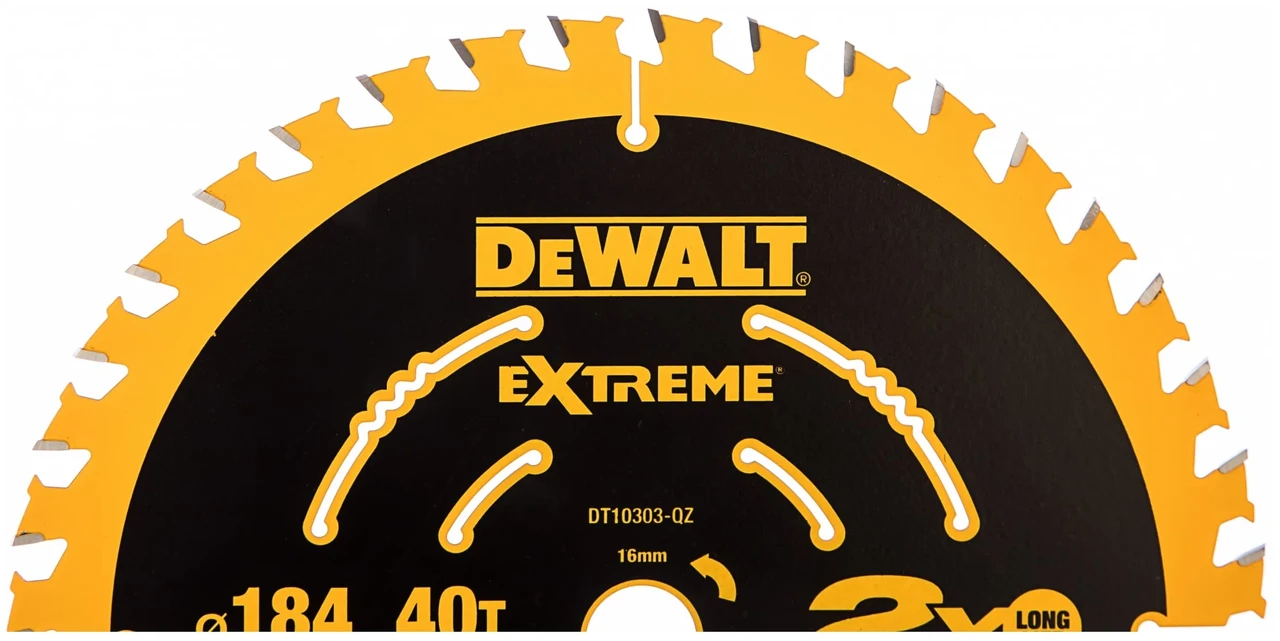 Пильный диск по дереву DeWALT Extreme DT10303-QZ (184х16 мм) 40 WZ - фото 3 - id-p191307541