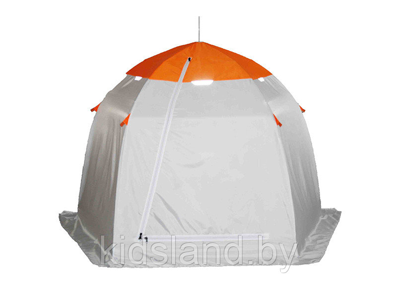 Зимняя палатка Зонт "Mr. Fisher 3" Люкс бело-оранжевый - фото 2 - id-p191307513