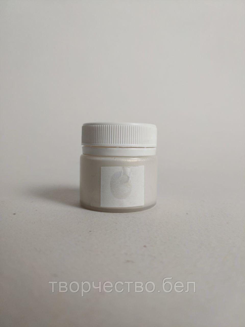 Жидкая эмаль декоративная Palizh цвет "Белый жемчуг" , 20 мл