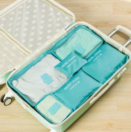 Набор дорожных сумок для путешествий Laundry Pouch, 6 шт - фото 1 - id-p191308627