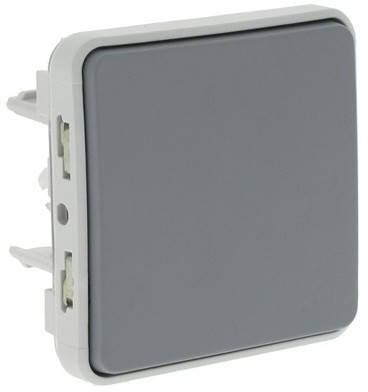 PLEXO IP55 - Выключатель кнопочный, серый - фото 1 - id-p191252275