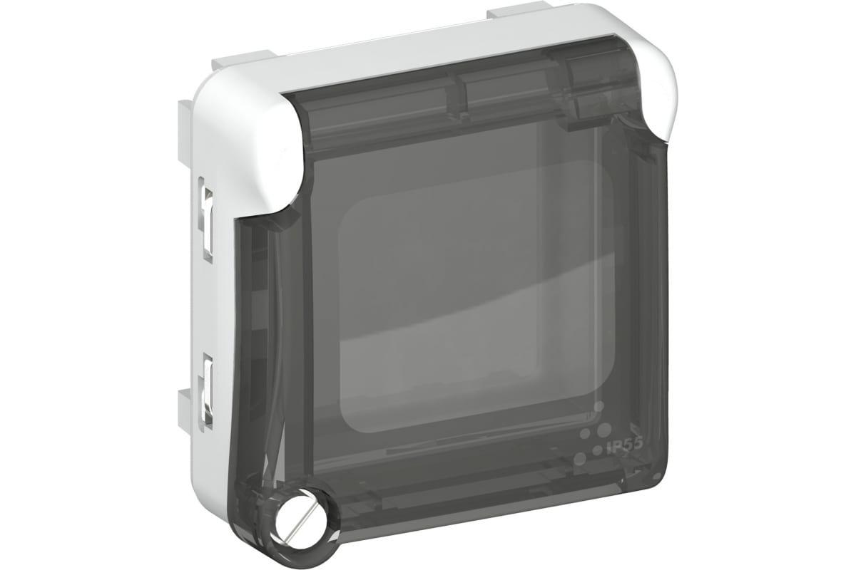 Купить PLEXO IP55 - Адаптер для механизмов Mosaic, 2М, с дымчатой ...