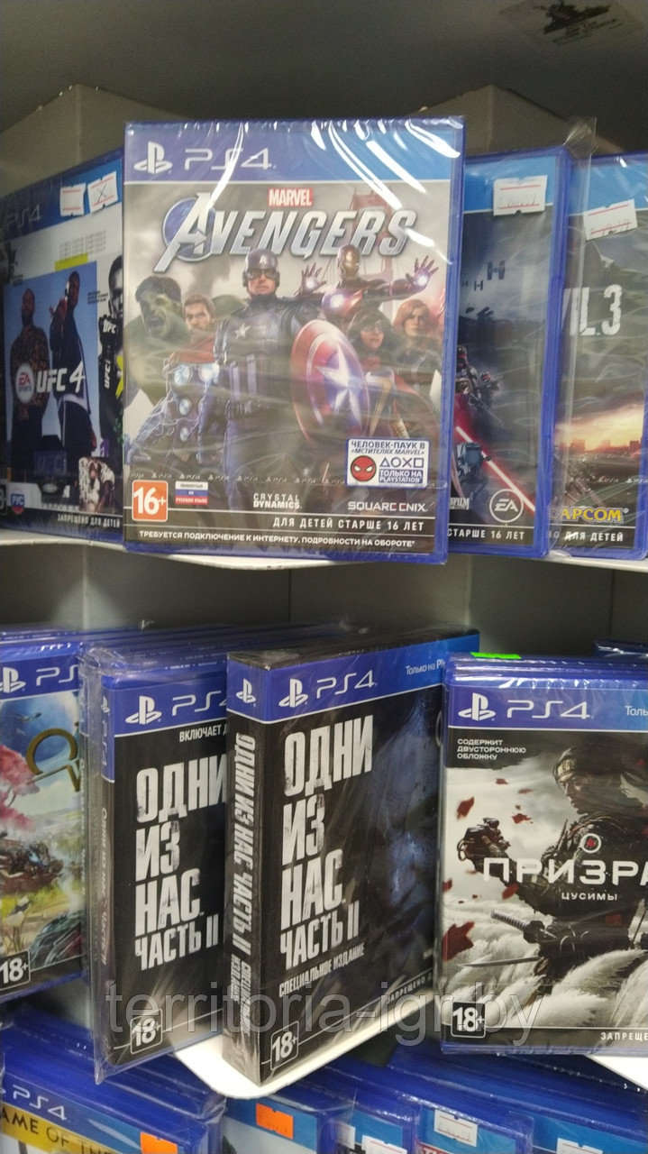 PlayStation 4 Мстители Marvel игра на русском языке Новый Диск Диск - фото 2 - id-p191330534