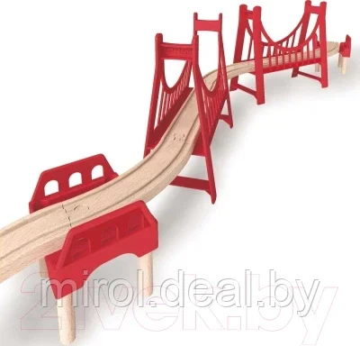Элемент железной дороги Hape Двойной подвесной мост / E3710_HP - фото 2 - id-p191320570