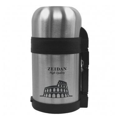 Термос для еды с широким горлом ZEIDAN Z-9042 600 мл суповой пищевой металлический - фото 2 - id-p188235470