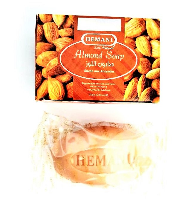 Мыло Миндальное Hemani Almond Soap, 75гр - исцеляющий уход