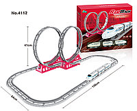 Железная дорога с мертвой петлей, 39 элементов, свет, звук, арт. 4112