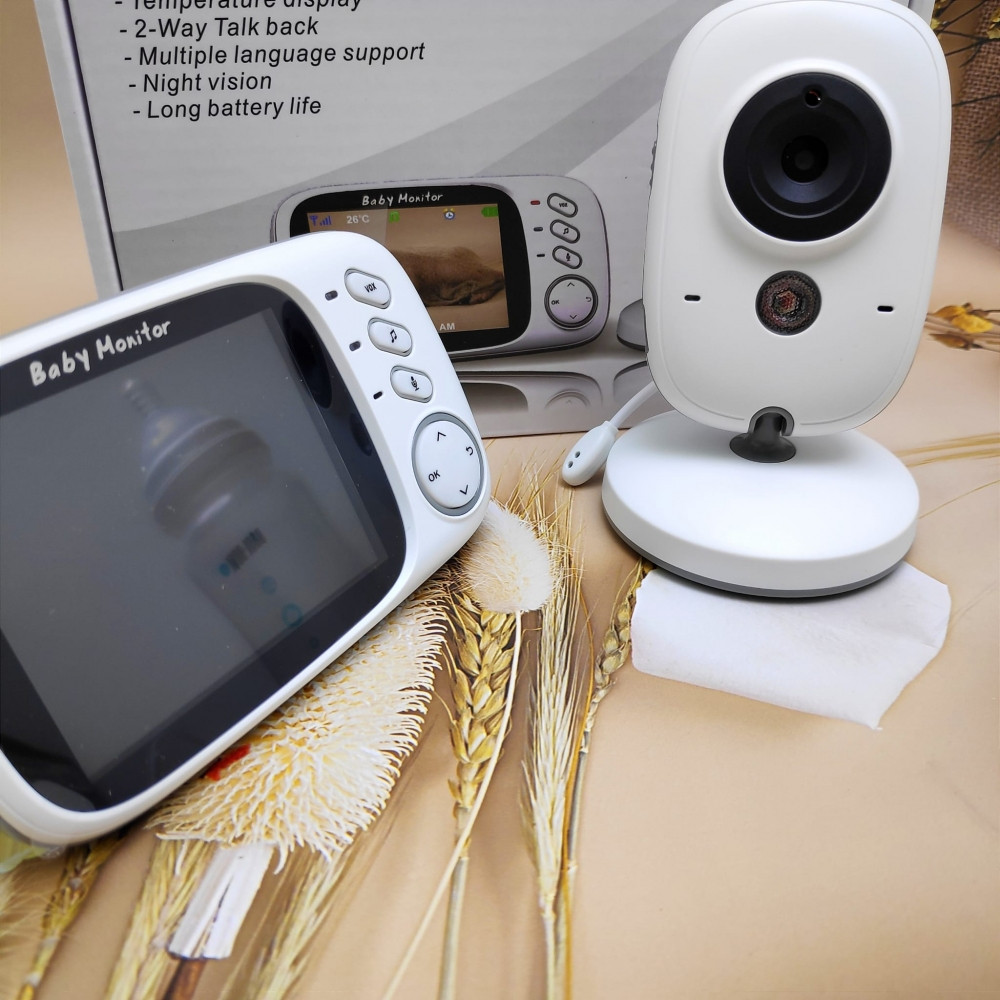 Видео няня беспроводная Video Baby monitor VB-603 (датчик температуры, ночное видение, 8 колыбельных, 2-х - фото 6 - id-p190523581