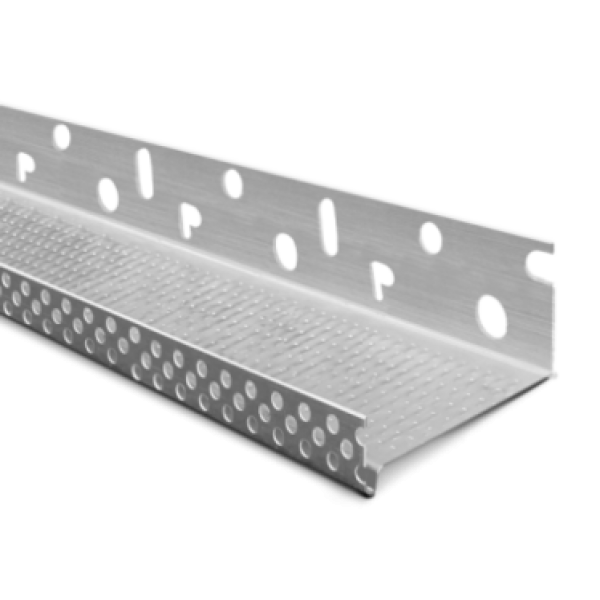 Профиль стартовый для фасадных систем алюминиевый 53 мм 2,5 м - фото 1 - id-p191349745