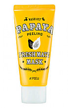 A'PIEU Очищающая маска для лица Peeling Papaya Fresh Mate Mask, 50 мл