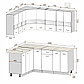 Кухня угловая Экстра 1.5x1.9м (береза/белый), фото 2
