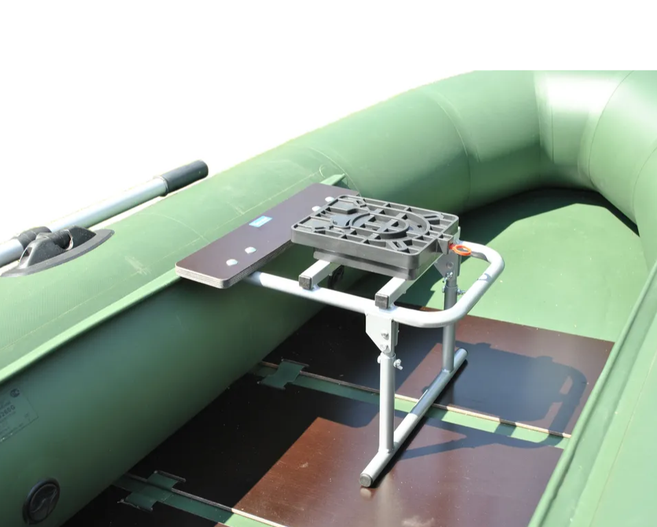Опора сиденья Патриот регулируемая складная с поворотным механизмом на ликтрос (лодка ПВХ, RIB) - фото 5 - id-p183054775