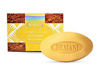 Мыло с Куркумой Hemani Turmeric Soap, 75гр - антисептическое