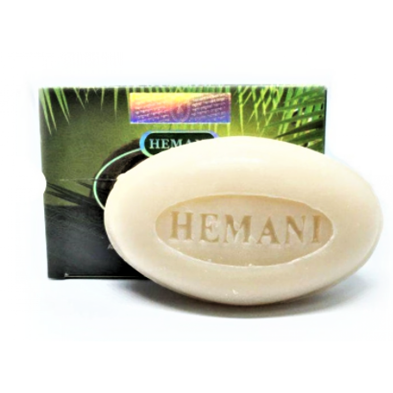 Мыло Кокосовое Hemani Coconut Soap, 75гр - для чувствительной кожи