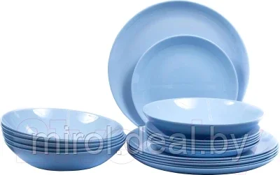 Набор тарелок Luminarc Diwali Light Blue P2962 - фото 1 - id-p191368764