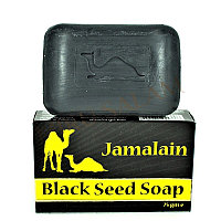 Мыло с Чёрным Тмином 2 Верблюда Jamalain Black Seed Soap, 75 г