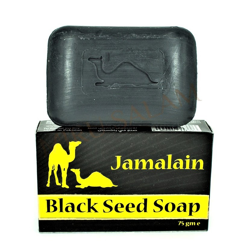 Мыло с Чёрным Тмином 2 Верблюда Jamalain Black Seed Soap, 75 г - фото 1 - id-p191393654