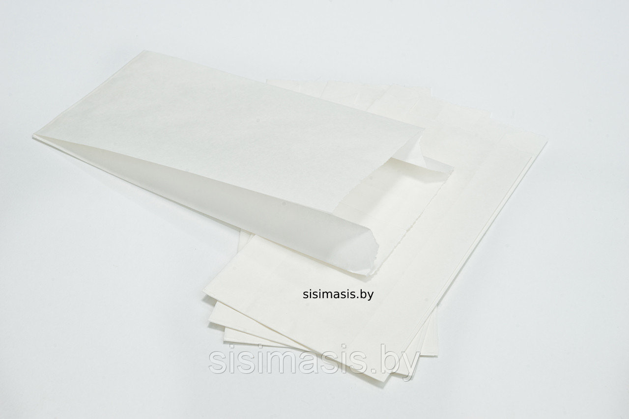 Упаковка для шаурмы, Белые пакеты/90*205*40мм.