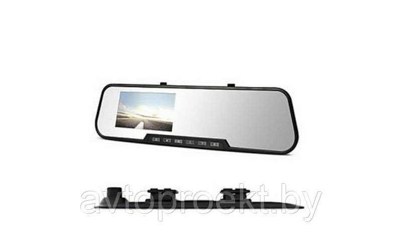 Автомобильный видеорегистратор-зеркало XPX - фото 1 - id-p33505904