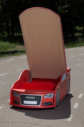 Кровать-машина ауди А6 (Красный) Матрас в комплекте!, фото 2