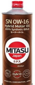 Моторное масло Mitasu MJ-106 0W-16 1л - фото 1 - id-p191469866