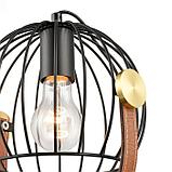 Настольная лампа Pasquale, 1x60Вт E27  , цвет чёрный, золото, фото 3