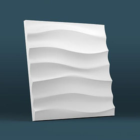 Форма для изготовления 3d панелей ВОЛНА КРУПНАЯ