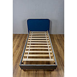 Кроватка «Седьмое небо» «Велутто», 160х80 см, цвет серый/синий, фото 2