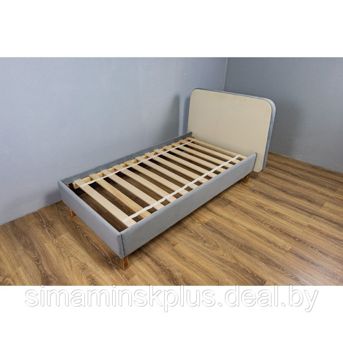 Кроватка «Седьмое небо» «Велутто», 160х80 см, цвет серый/бежевый - фото 1 - id-p191474985